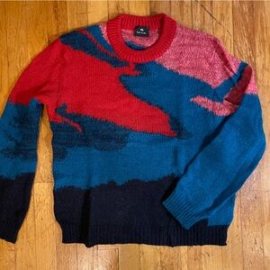 Paul Smith watercolor knit sweater